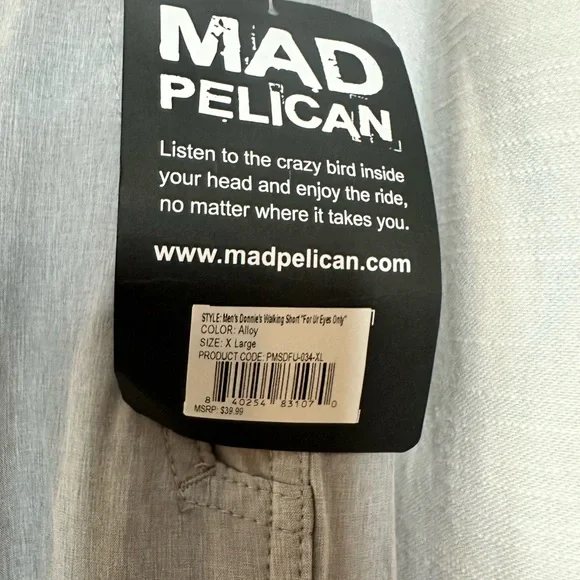 Xl men’s mad pelican shorts - Picture 3 of 3